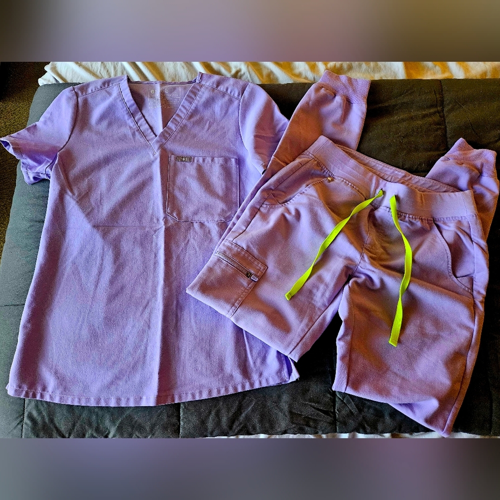 Figs XS Top XS Tall Jogger Set